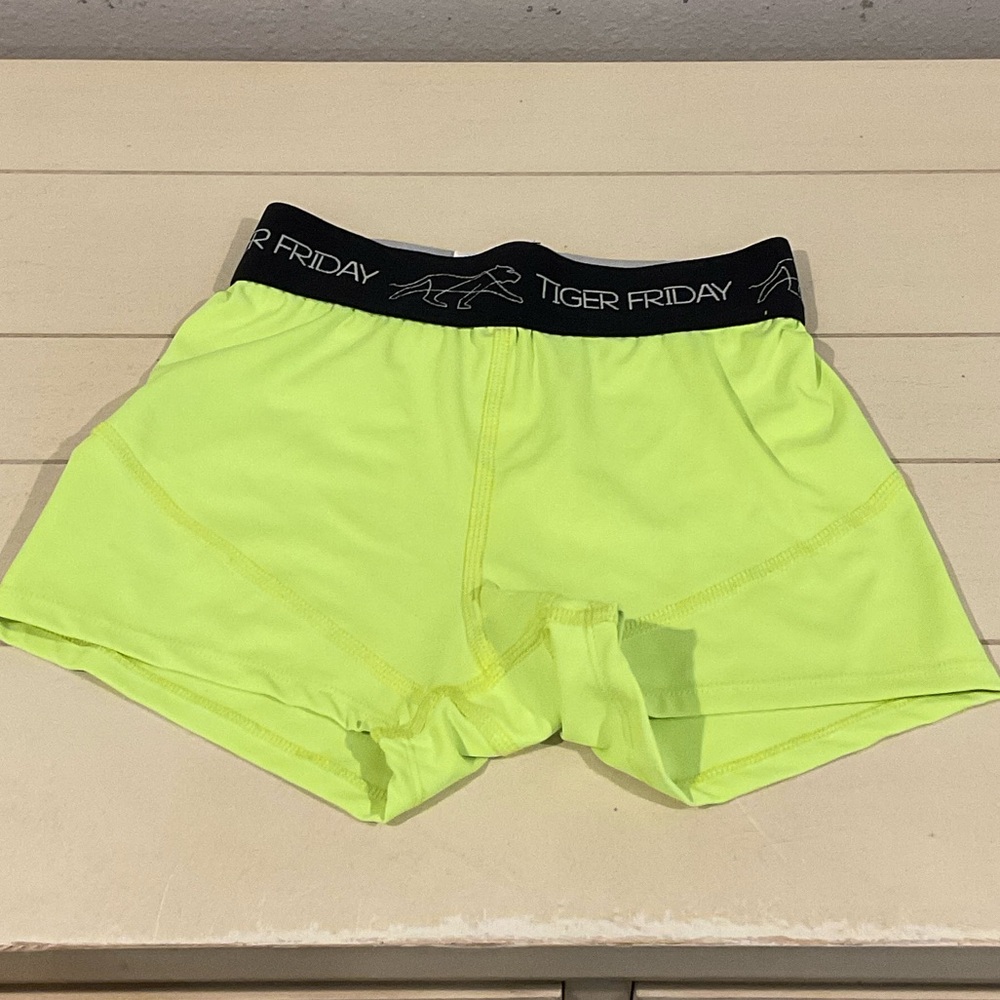 Tiger Friday Neon Yellow Women's Shorts